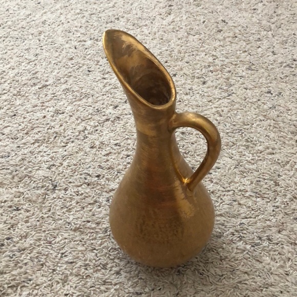 Stangl Pottery Granada Gold Pitcher /Vase - Picture 4 of 7